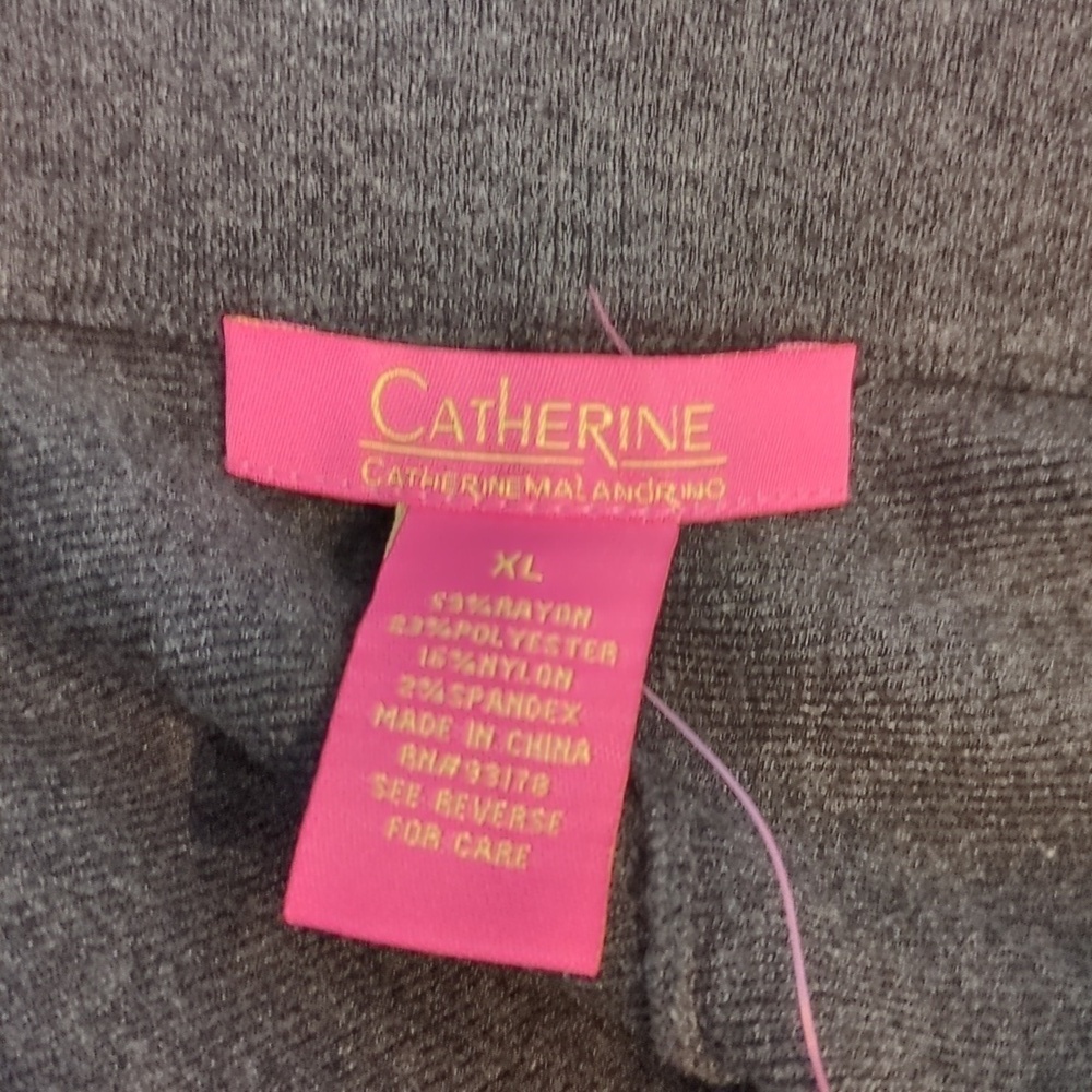 Catherine Malandrino knit stretchy midi A line  winter office minimalist skirt - Picture 4 of 4